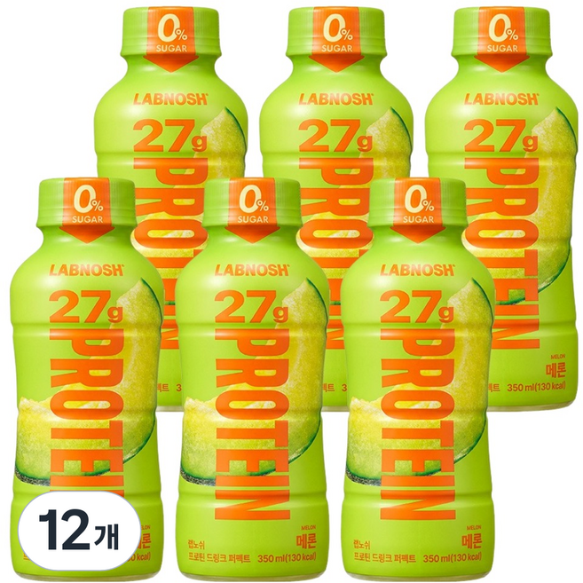 랩노쉬 프로틴 드링크 퍼펙트 메론, 12개, 350ml