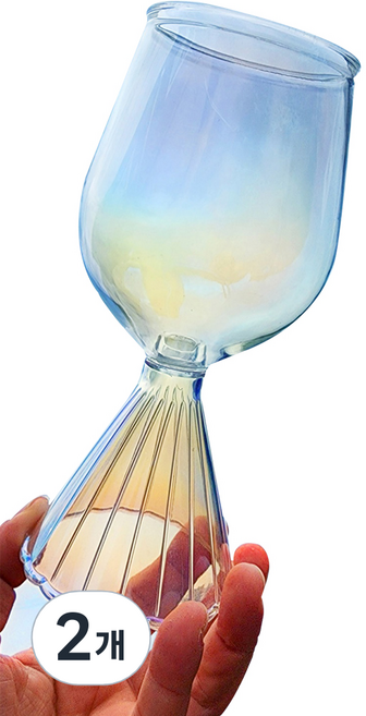 세븐키친 휴대용 캠핑 와인잔 + 보관파우치 세트, 2세트