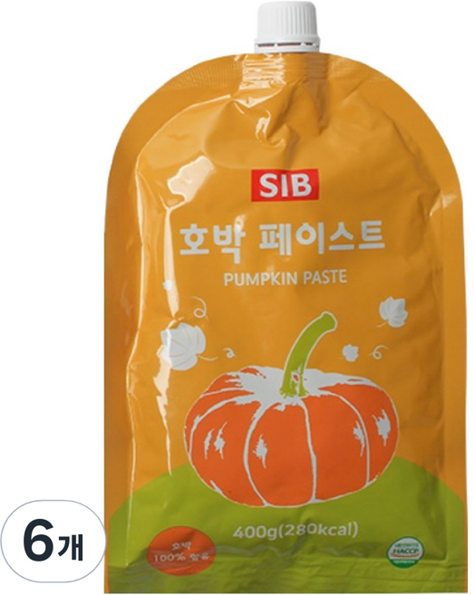 SIB선인 호박 페이스트, 6개