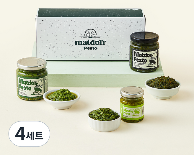 맷도르 페스토 베스트 선물세트 475g, 4세트