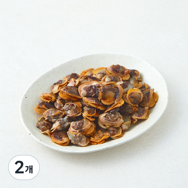 아라보감 손질 여수 데친 새꼬막살 (냉장), 2개, 200g