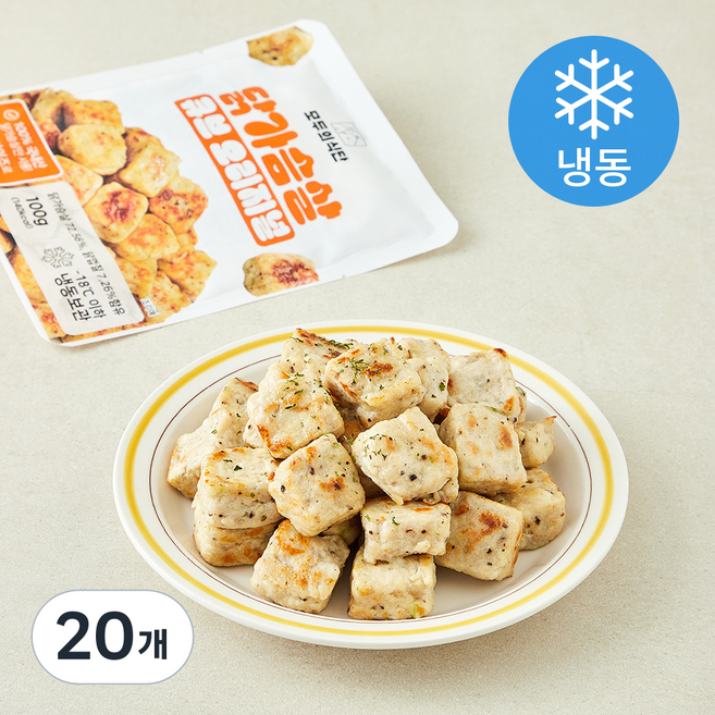 제이웰푸드 모두의식단 닭가슴살 큐브 오리지널 (냉동), 100g, 20개, 1개입