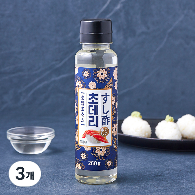 주비푸드 초데리 소스, 260g, 3개