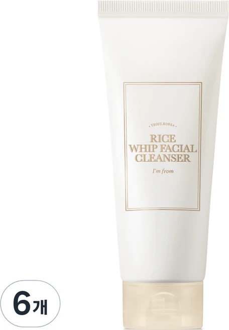아임프롬 라이스 휩 페이셜 클렌저, 6개, 150ml - 쿠팡
