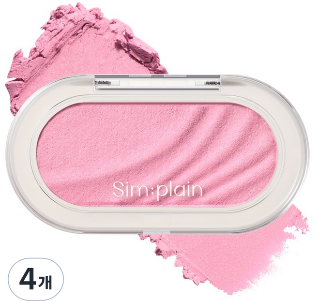 심플레인 글림 온 치크, 11 핑크바인, 4개