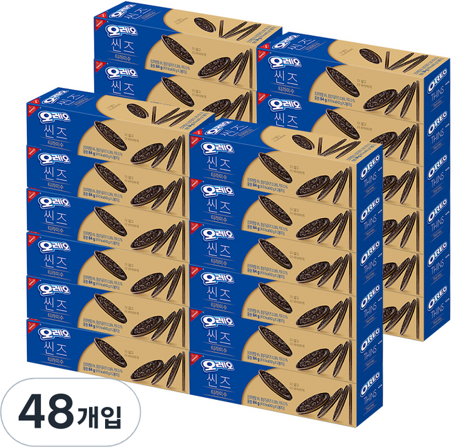 오레오 씬즈 티라미수, 84g, 48개