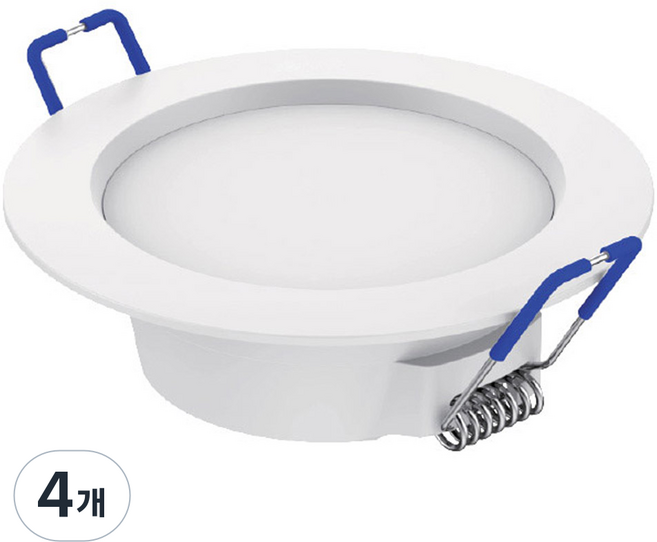 Lumitron LED 崁燈 嵌入式燈 5W, 燈泡色(黃光), 4個