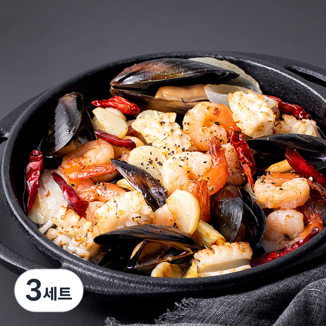바다자리 푸짐한 해물감바스(2~3인분), 520g, 3세트