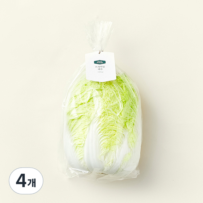 프리미엄 배추, 2.2kg, 1개입, 4개