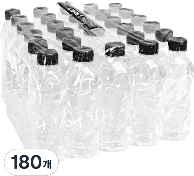 순창샘물 무라벨, 180개, 330ml