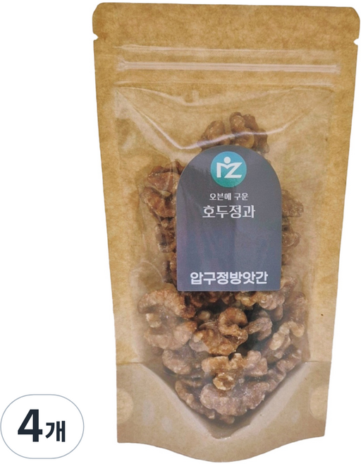 압구정방앗간 오븐에 구운 프리미엄 호두정과, 60g, 4개