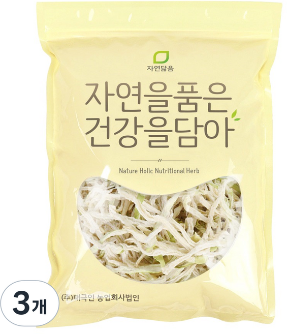 자연닮음 국산 무말랭이, 3개, 1kg