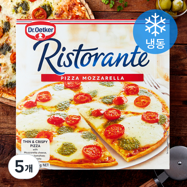닥터오트커 리스토란테 모짜렐라 피자 (냉동), 355g, 5개, 1개입