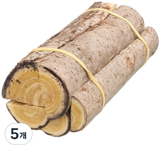 숲애 국내산 옻나무 장작, 5개, 500g - 쿠팡