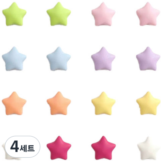 DOSell 釹迷你星星磁鐵8款x2入組