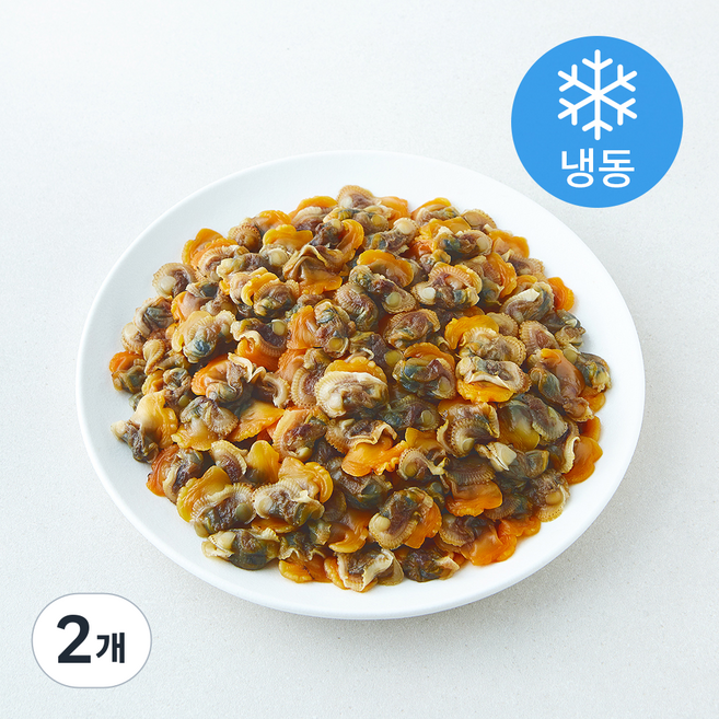The더착한 자숙피조개살 (냉동), 2개, 1kg