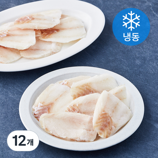 명태 슬라이스 (냉동), 12개, 400g