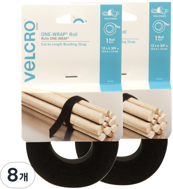 VeLCRO 威扣 One-Wrap 卷 3.6m, 8個