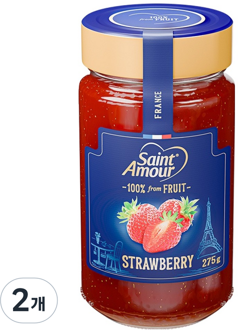 Saint Amour 草莓醬, 2個, 275g