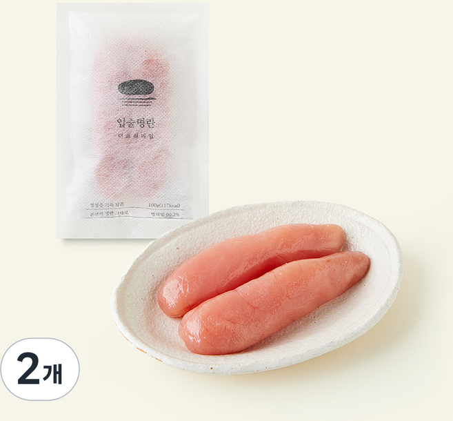 입술 명란 더 프리미엄, 100g, 2개