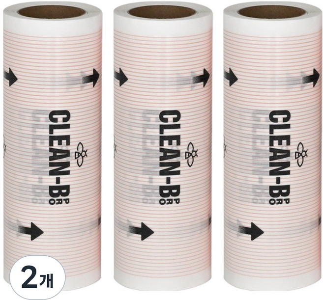 Nature Living Clean B Pro 地板用黏塵滾筒補充包 3入, 2個