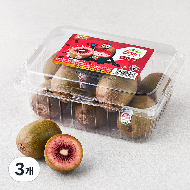 제스프리 루비레드 키위, 1.1kg, 3개