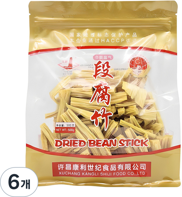 문봉 자른 건푸주, 6개, 500g