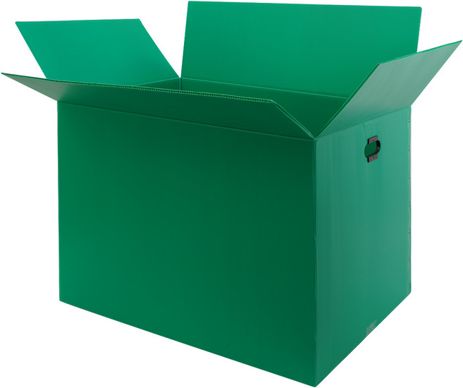 코멧 더 두꺼워져 무거운 배송에 적합한 다용도 고강도 이사박스 5mm, 그린, 1개