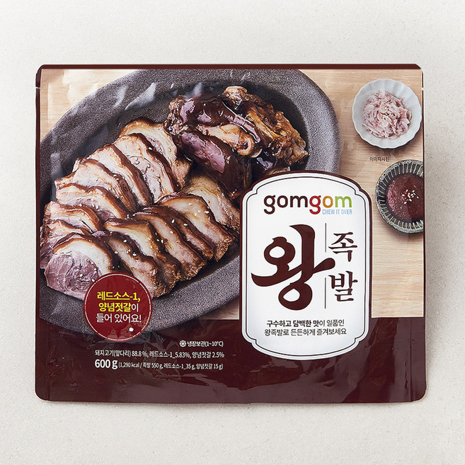 곰곰 왕족발, 600g, 1개