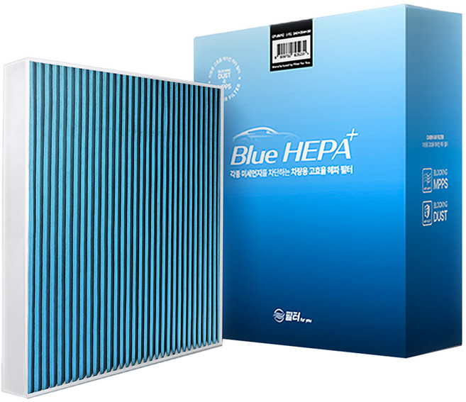 필터포유 블루 헤파 자동차 에어컨 필터, CFUB011, 1개