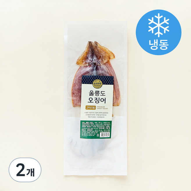 조혜정의멸치연구소 울릉도 오징어 2미 (냉동), 150g, 2개