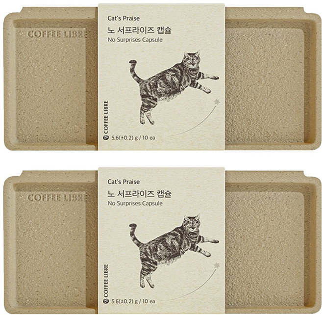 커피리브레 블렌드 노 서프라이즈 캡슐 커피, 5.6g, 2개, 10개입