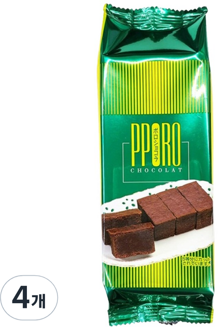 Pporo巧克力布朗尼, 4包, 190g