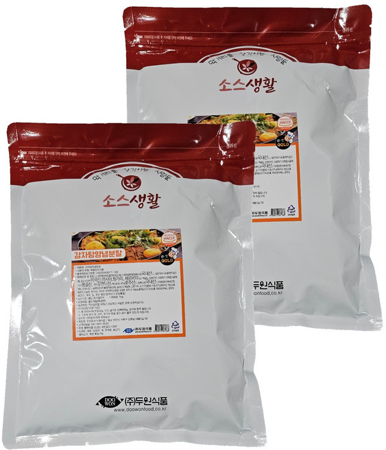 두원식품 감자탕양념 분말, 1kg, 2개