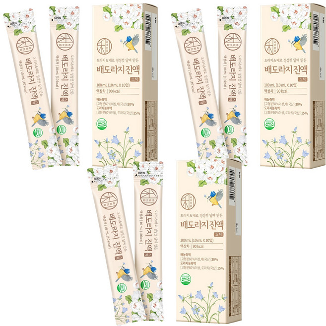 바로이즙 배도라지진액 스틱, 10ml, 30개