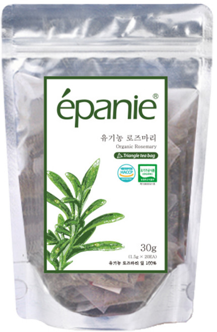 에빠니 유기농 로즈마리차 티백, 1.5g, 20개입, 1개