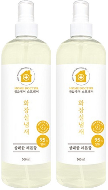 THE HERB SHOP Home Doctor 室內&空氣噴霧 廁所異味, 2個, 500ml