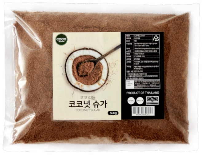 코코리듬 코코넛슈가, 500g, 1개