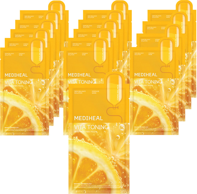 메디힐 비타 토닝 에센스 마스크팩 20ml, 1개입, 15개