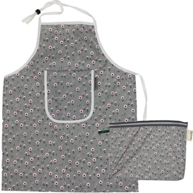 베베슈에뜨 아동용 방수 앞치마 + 파우치 세트
