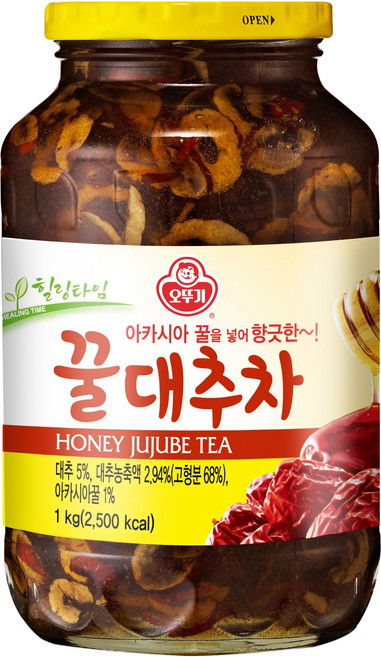 오뚜기 꿀대추차, 1개입, 1개, 1kg