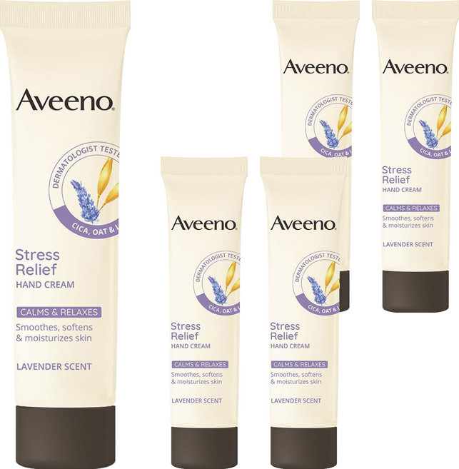 Aveeno 舒緩護手霜 薰衣草暖香, 50g, 5條