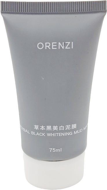 ORENZI 歐倫琪 草本黑美白泥膜 75ml, 1條, 1條