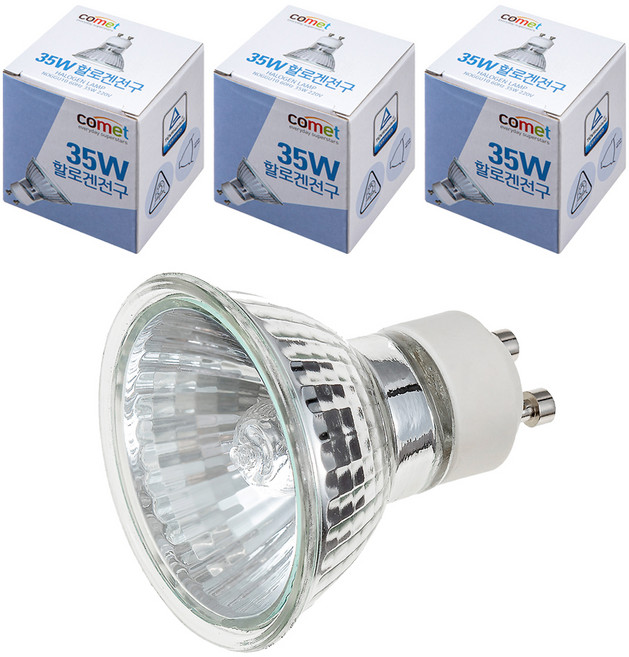 코멧 35W 캔들워머용 할로겐전구 4입 세트