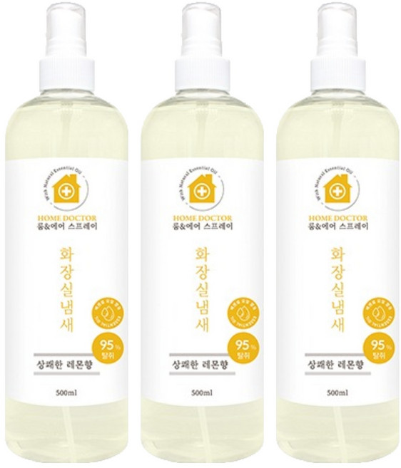 THE HERB SHOP Home Doctor 室內&空氣噴霧 廁所專用, 3個, 500ml