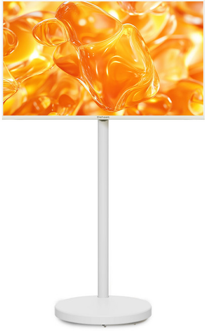 더함 삼탠바이미 M5 호환 이동식 스마트 TV 모니터 스탠드, MS11-231L-W, 1개