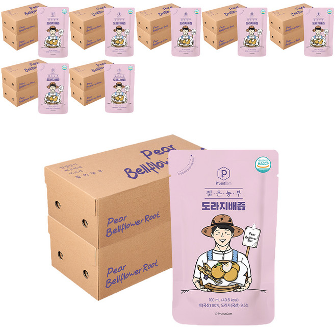 푸릇담 젊은농부 도라지배즙 30p, 3L, 16개