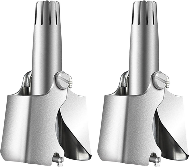 이터널스 남성용 트리머 코털 제거기, 유광 실버, 2개