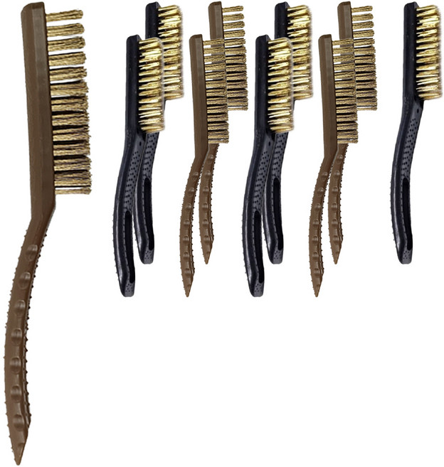 월드크린 롱 손잡이 철 브러쉬, 랜덤 발송, 10개