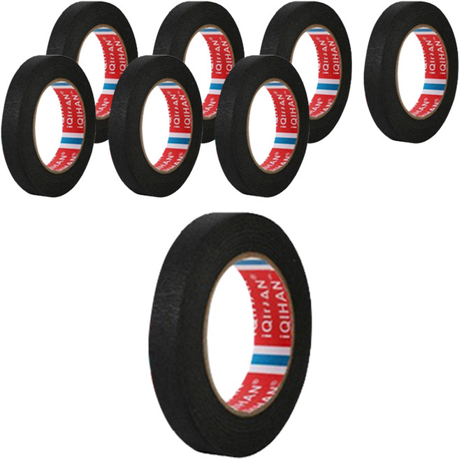 다다 칼라 마스킹테이프 검정 15 mm x 20 m, 8개